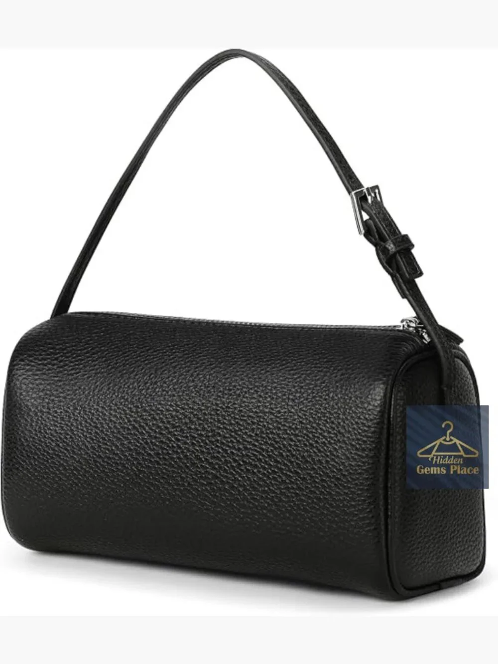 Vegan Leather Mini Crossbody Hobo Purse with Adjustable Strap